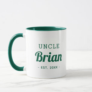 Personalised Uncle Monogram Mug