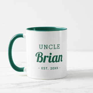 Personalised Uncle Monogram Mug