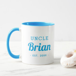 Personalised Uncle Monogram Mug