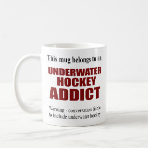Personalised Underwater Hockey Gift Coffee Mug