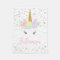 Personalised Unicorn Baby Blanket