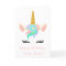 Personalised Unicorn Birthday Card