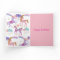 Personalised Unicorn Birthday greeting card