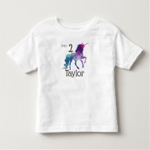 Personalised Unicorn Birthday Top