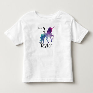 Personalised Unicorn Birthday Top