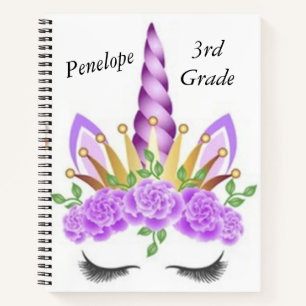 Personalised Unicorn Children’s Notebook