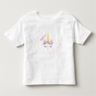 Personalised Unicorn Confetti T-Shirt