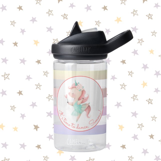 Personalised Unicorn Dance Party Water Bottle (Personalized Unicorn Dance Party Water Bottle)