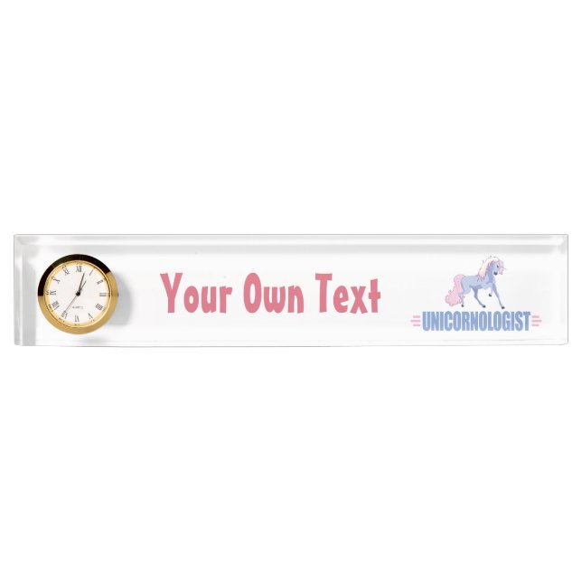 Personalised Unicorn Nameplate (Front)