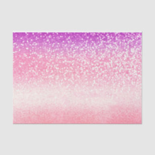 Personalised Unicorn Ombre Glitter Tissue Paper