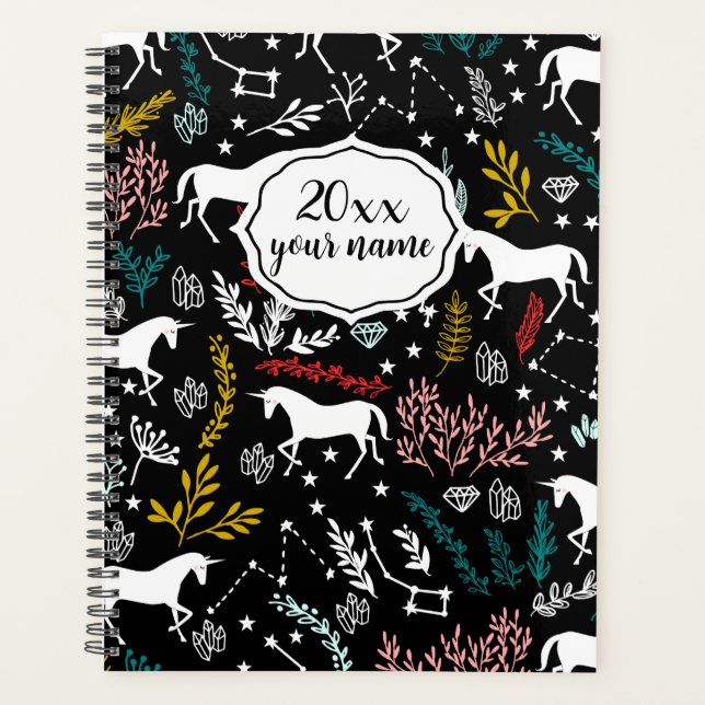 Personalised Unicorn Planner (Front)