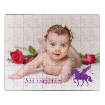 Personalised Unicorn Puzzle - Custom Photo Jigsaw 