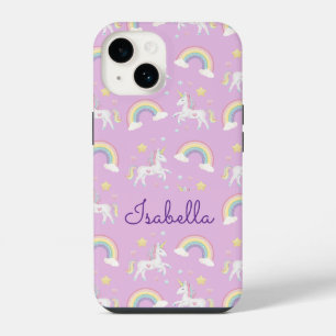 Personalised Unicorn Rainbow Sparkle iPhone Case