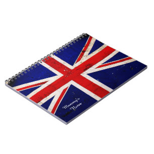 Personalised Union Flag Notebook