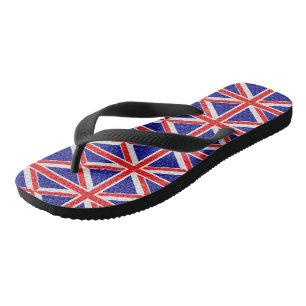 Personalised Union Jack Flag Design Thongs