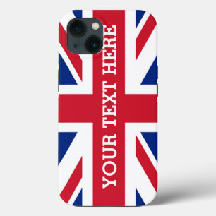 Personalised Union Jack Flag iPhone Case