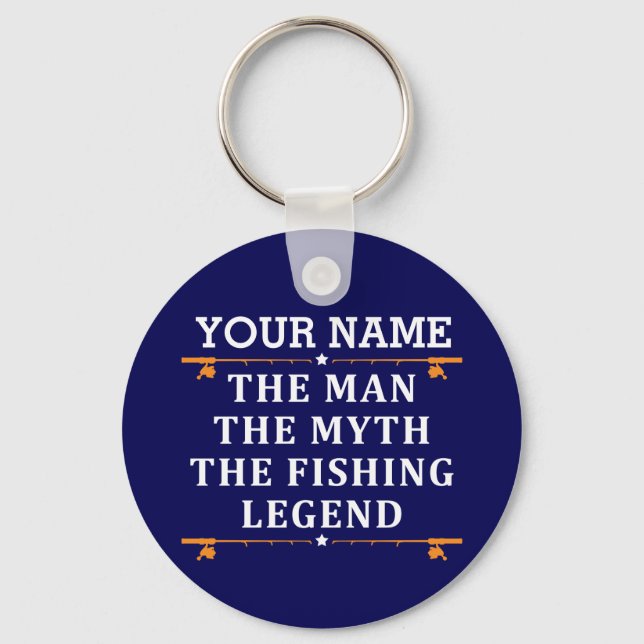 Personalised Unique Black and White Name Monogram Key Ring (Front)