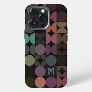 Personalised Unique Retro Geometric Art Pattern iPhone 13 Pro Case