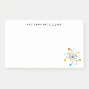 Personalised UP AND ATOM Fun Science Post-it Notes