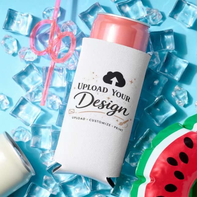 Personalised Upload Your Design Logo Seltzer Can Cooler (In Situ Summer)