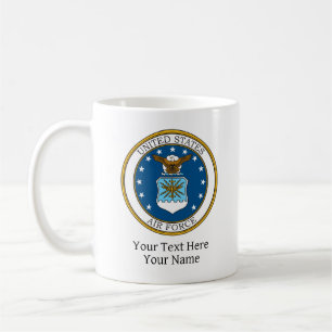 Personalised US Air Force  Coffee Mug