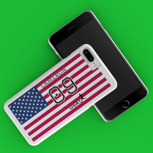 Personalised USA National Flag Soccer Graphic iPhone 11 Pro Case