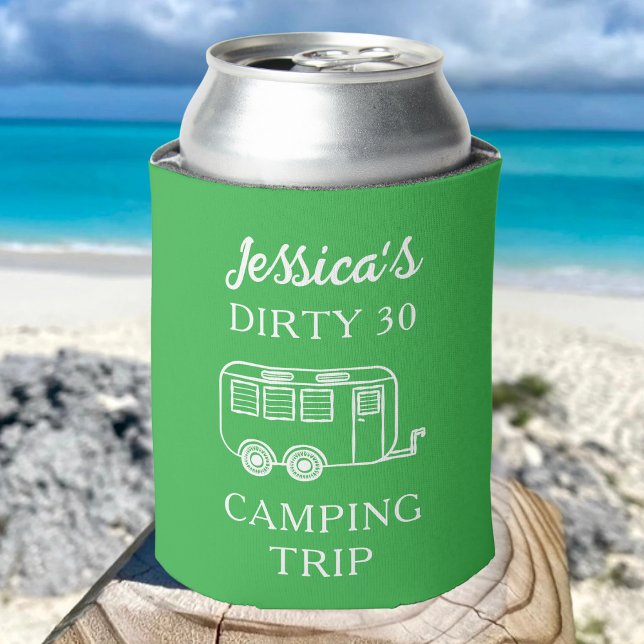 Personalised Vacation Birthday Party Favour Custom Can Cooler (Creator Uploaded)