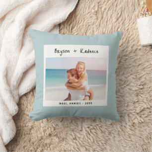 Personalised Vacation Photo Keepsake Cushion