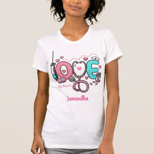 Personalised Valentine Nurse Appreciation T-Shirt