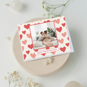 Personalised Valentine Photo Heart Postcard