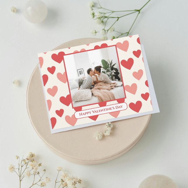 Personalised Valentine Photo Heart Postcard (Creator Uploaded)