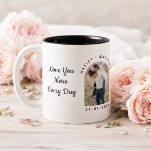 Personalised Valentine Photo Mug for Couples
