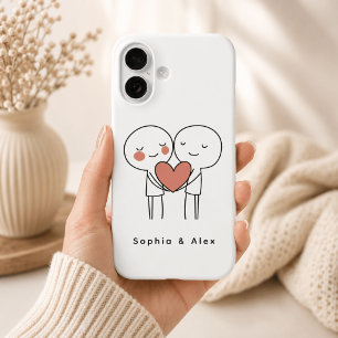 Personalised Valentine’s Couple Matching iPhone 16 Case