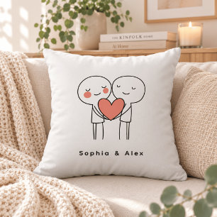 Personalised Valentine’s Couple Matching  Cushion