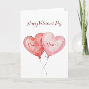 Personalised Valentine’s Day Card