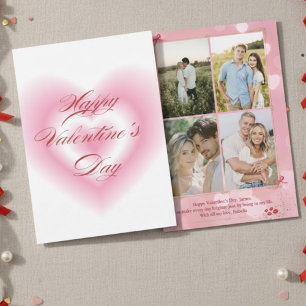 Personalised Valentine’s Day Card with Photo Rom