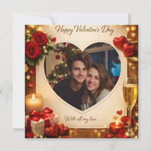 Personalised Valentine’s Day Card your Photo