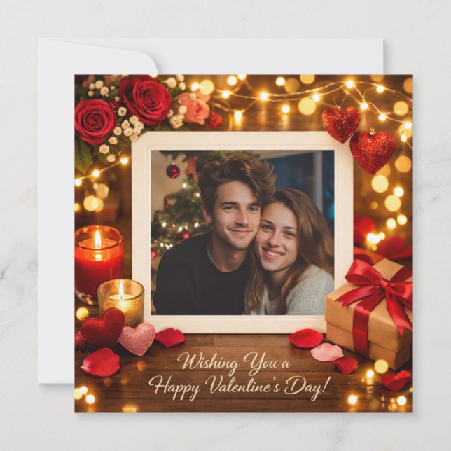Personalised Valentine’s Day Card your Photo (Front)