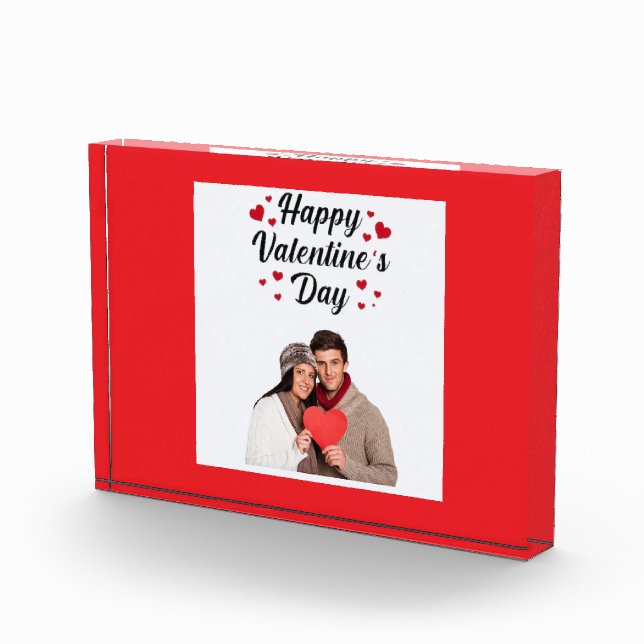 personalised valentine`s day photo block (Right)