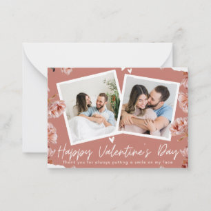 Personalised Valentine’s Day Photo Card Custom C