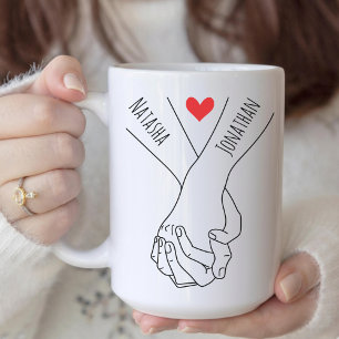Personalised Valentine’s Mug Gift for His and Hers