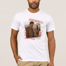Personalised Valentine T-Shirt with Photo & Names