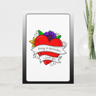 Personalised Valentine's Day    Card