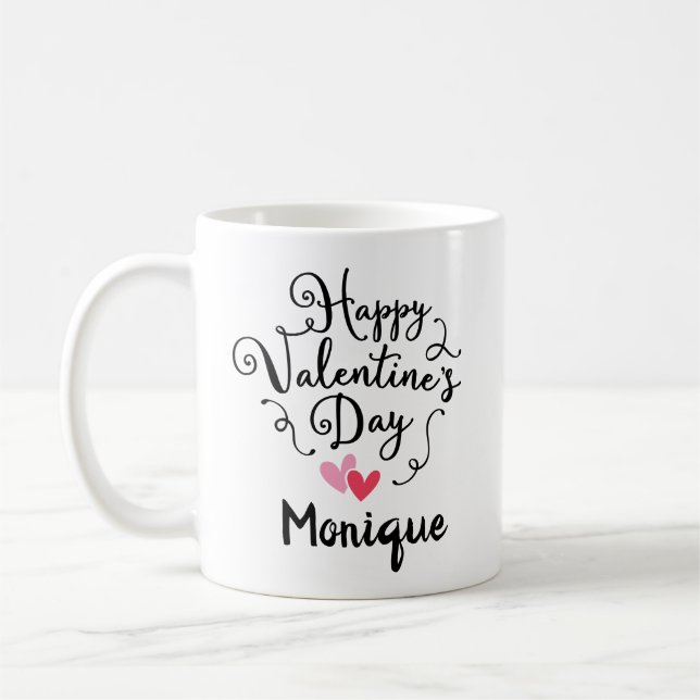 Personalised Valentine's Day Coffee Mug (Left)