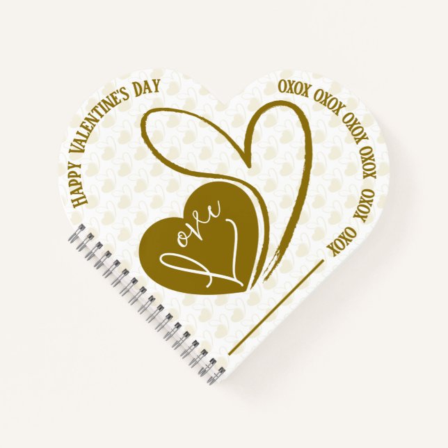 Personalised Valentine's Day Love Notebook (Front)