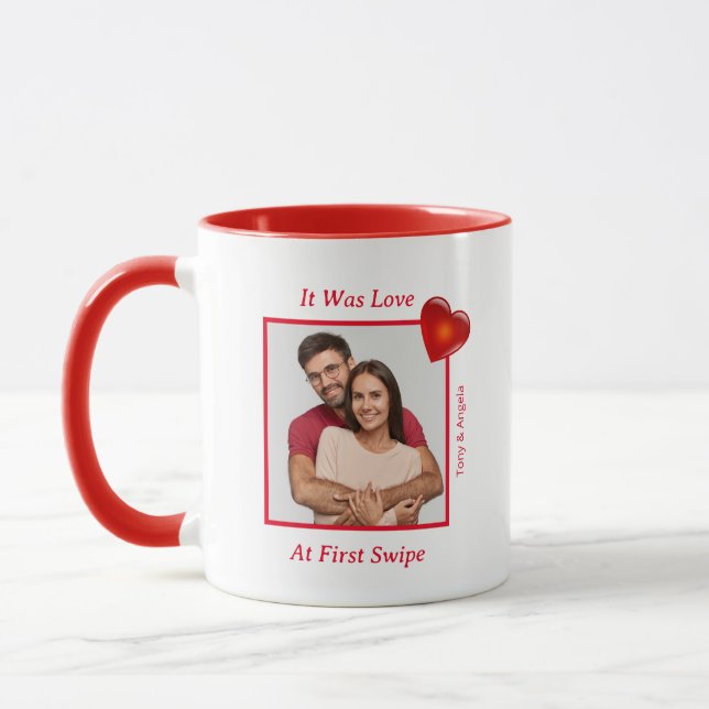 Personalised Valentine's Day Mug (Left)