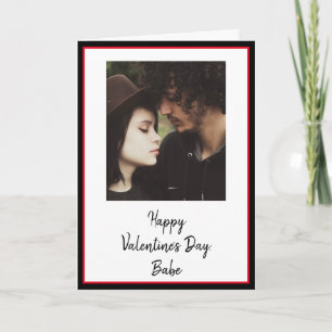 Personalised Valentine's Day Photo Card