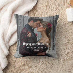 Personalised Valentine's Day Photo & Name Cushion