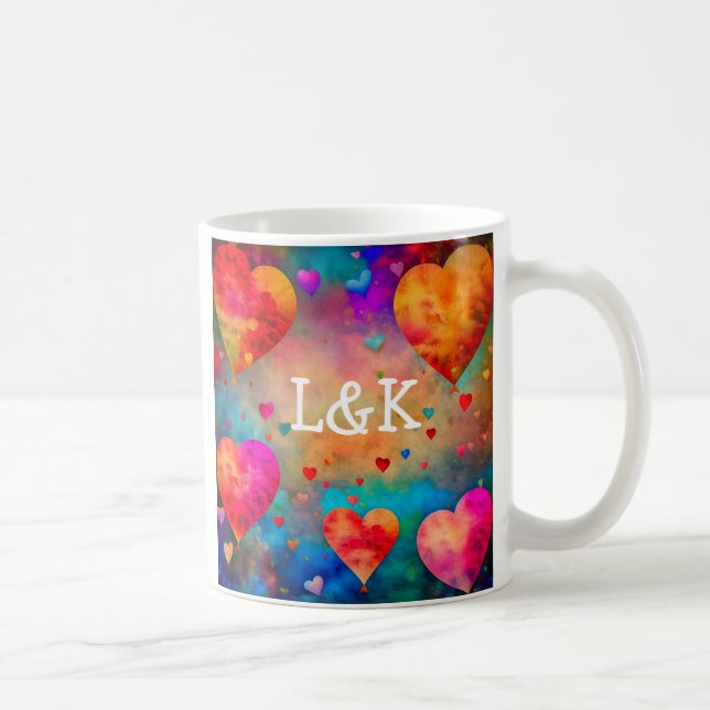 Personalised Valentine's Day Romantic Keepsake Coffee Mug (Right)