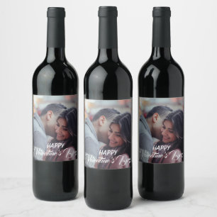 Personalised Valentine's Day Wine Label, Label